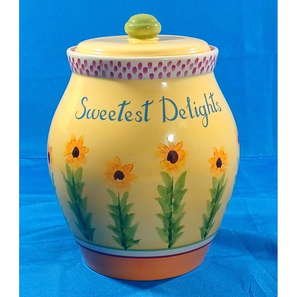 Vtg Mint Pfaltzgraff Pistoulet Sweetest Delights Cookie Jar Jana Kolpen …